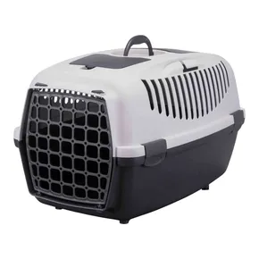 Transportbox CAPRI III 40x38x61cm (max. 12kg) - hellgrau/dunkelgrau